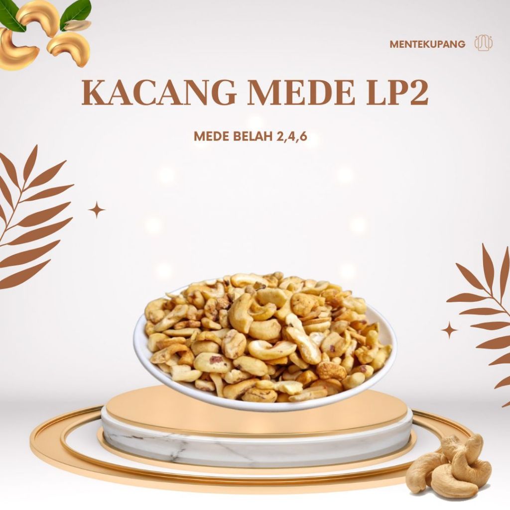 

candygurll Kacang Mede Pecahan Mete Belah 2,4,6 Mentah 1Kg LP2