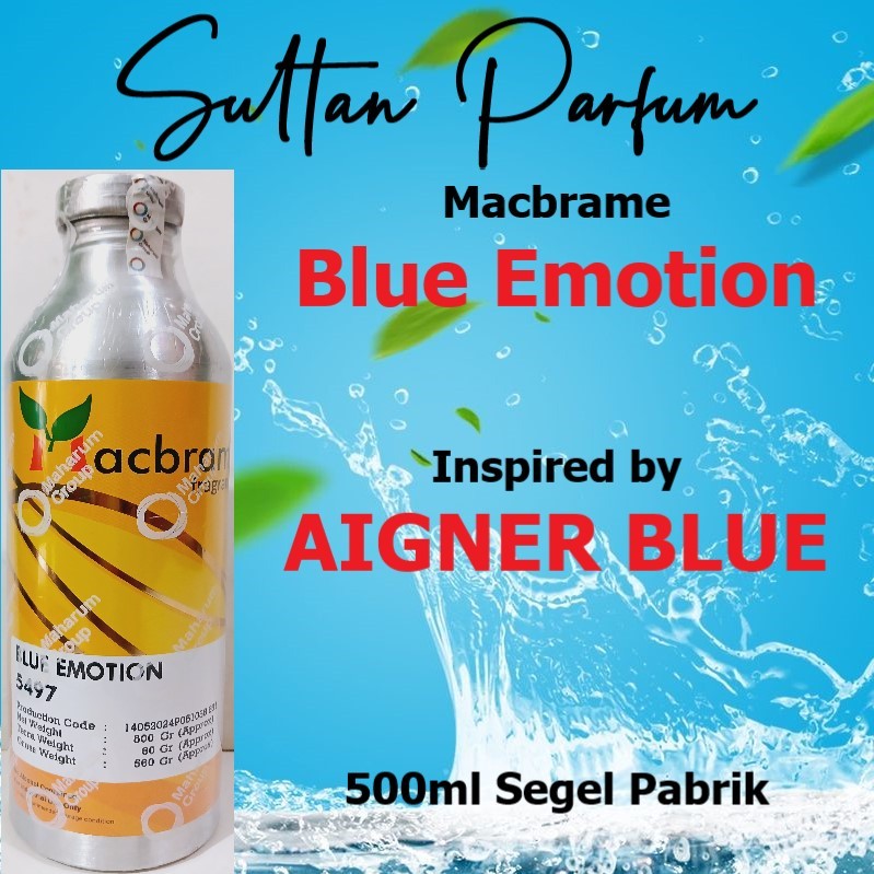 BLUE EMOTION by Macbrame Bibit Parfum AIGNER BLUE EMOTION 500ml Segel Pabrik