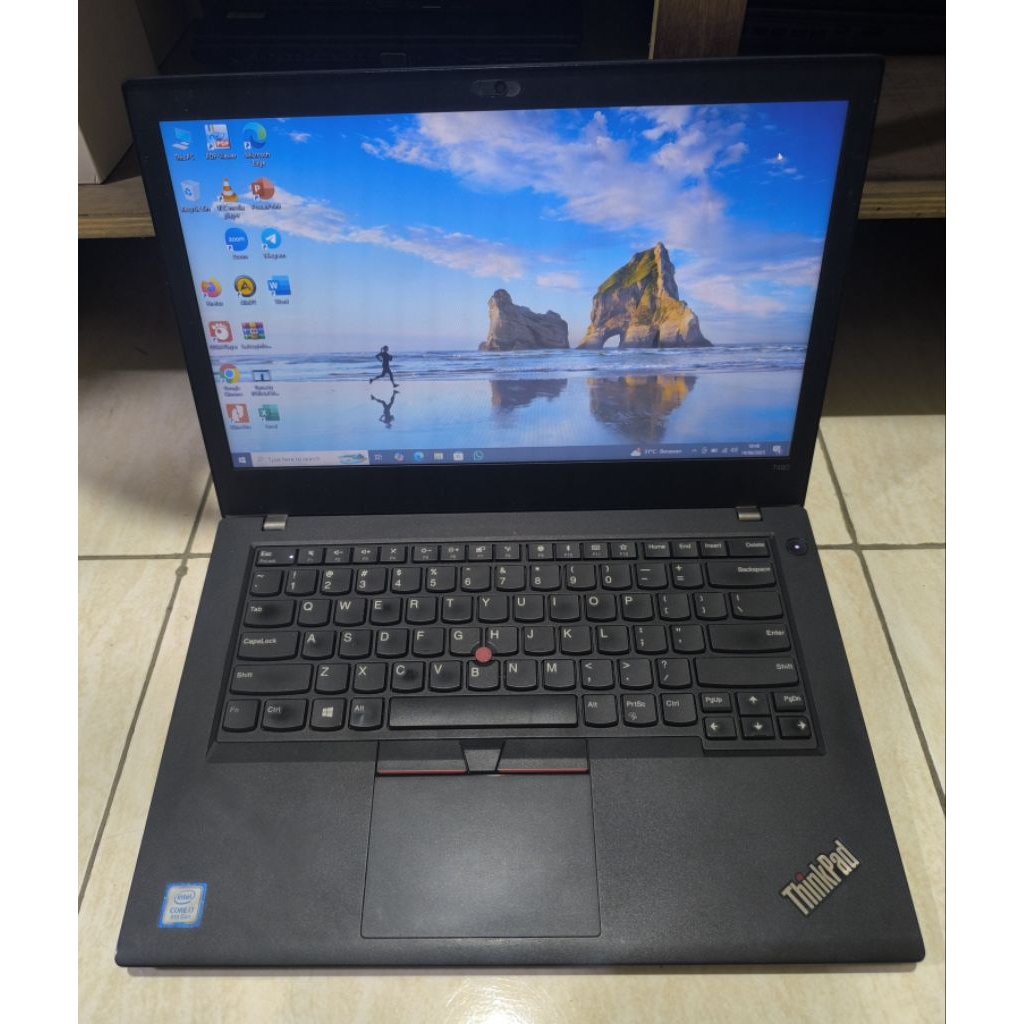 Laptop Second Lenovo T480 Core I7 Gen 8 Laptop Seken Bergaransi