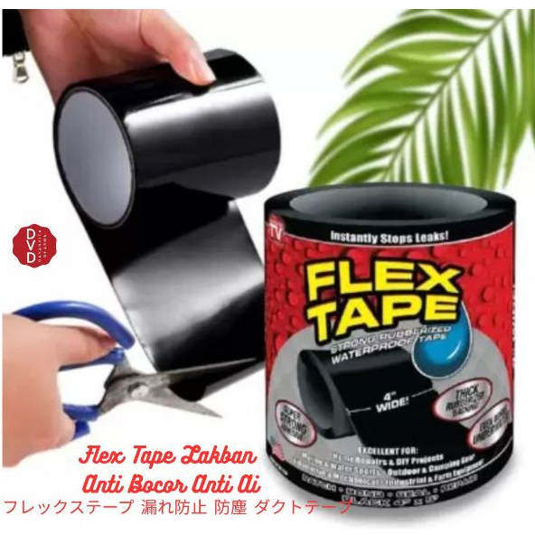 Flex Tape Lakban Anti Bocor Anti Air - Lakban Pipa Isolasi Waterproof