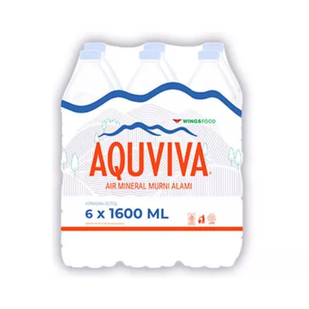 

AQUVIVA 1 PACK 6X1600ML Air Minum Mineral
