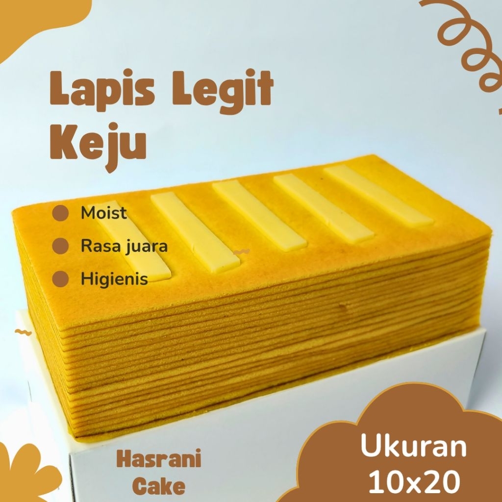

LAPIS LEGIT PLUM, COKLAT, KEJU 20 x 10 cm HALAL Makanan Camilan Enak