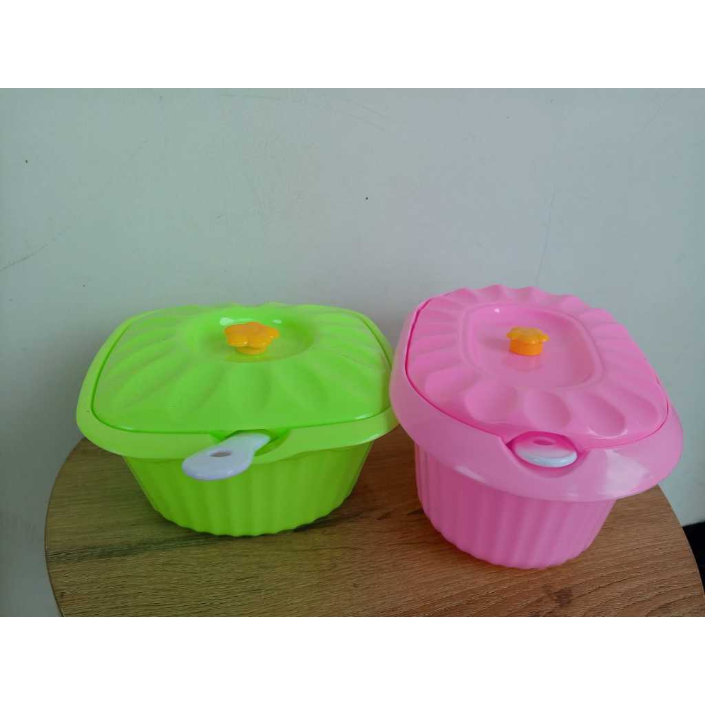 BASI PLASTIK / BASI PRASMANAN / BASI TUTUP WARNA / TEMPAT PRASMANAN SEGI / WADAH SERBAGUNA / WADAH S