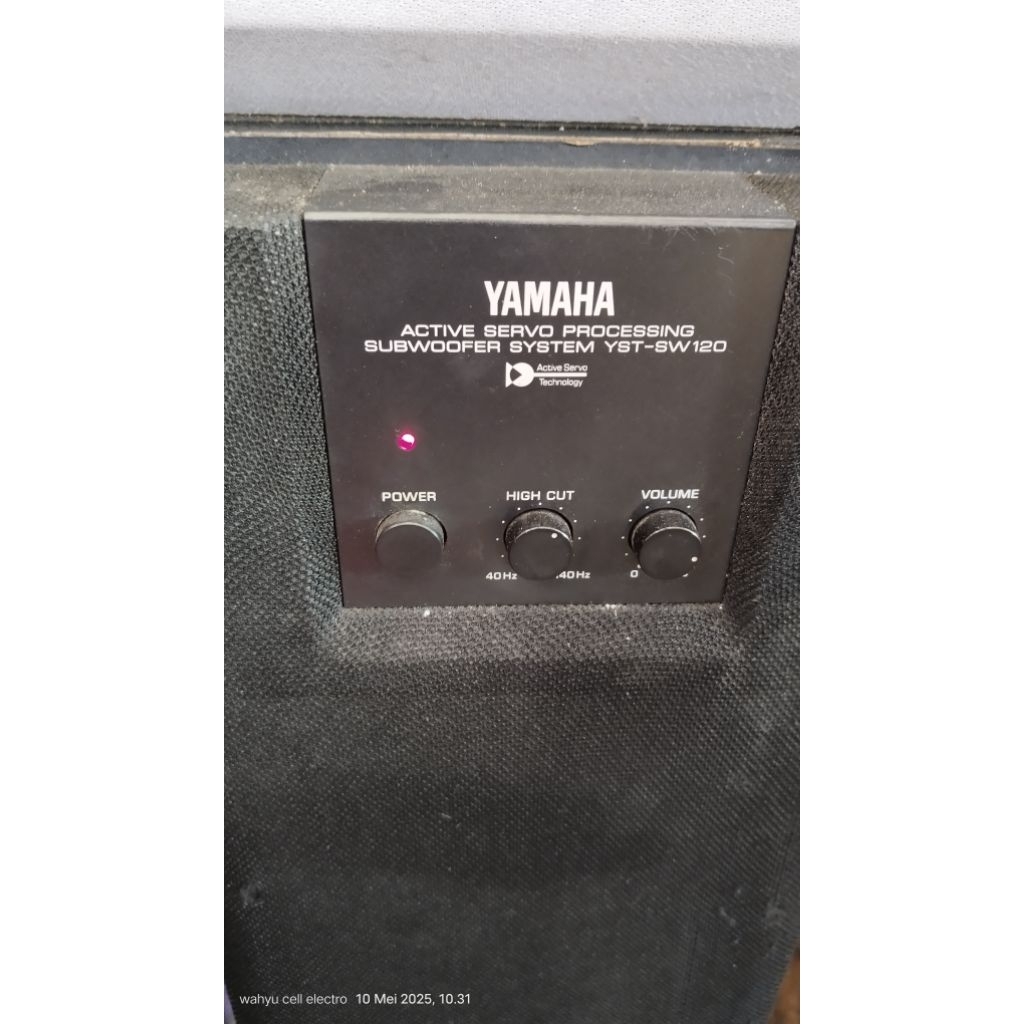 subwoofer yamaha yst sw 120