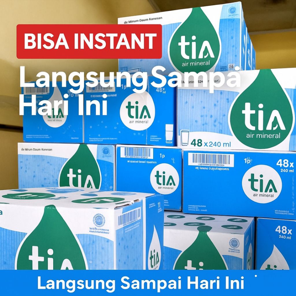 

AIR MINUM DALAM KEMASAN 1 DUS ISI 48 PCS MERK TIA 240ML AURA 200ML MURAH BANJARMASIN KALIMANTAN KALSEL | RUMIFY
