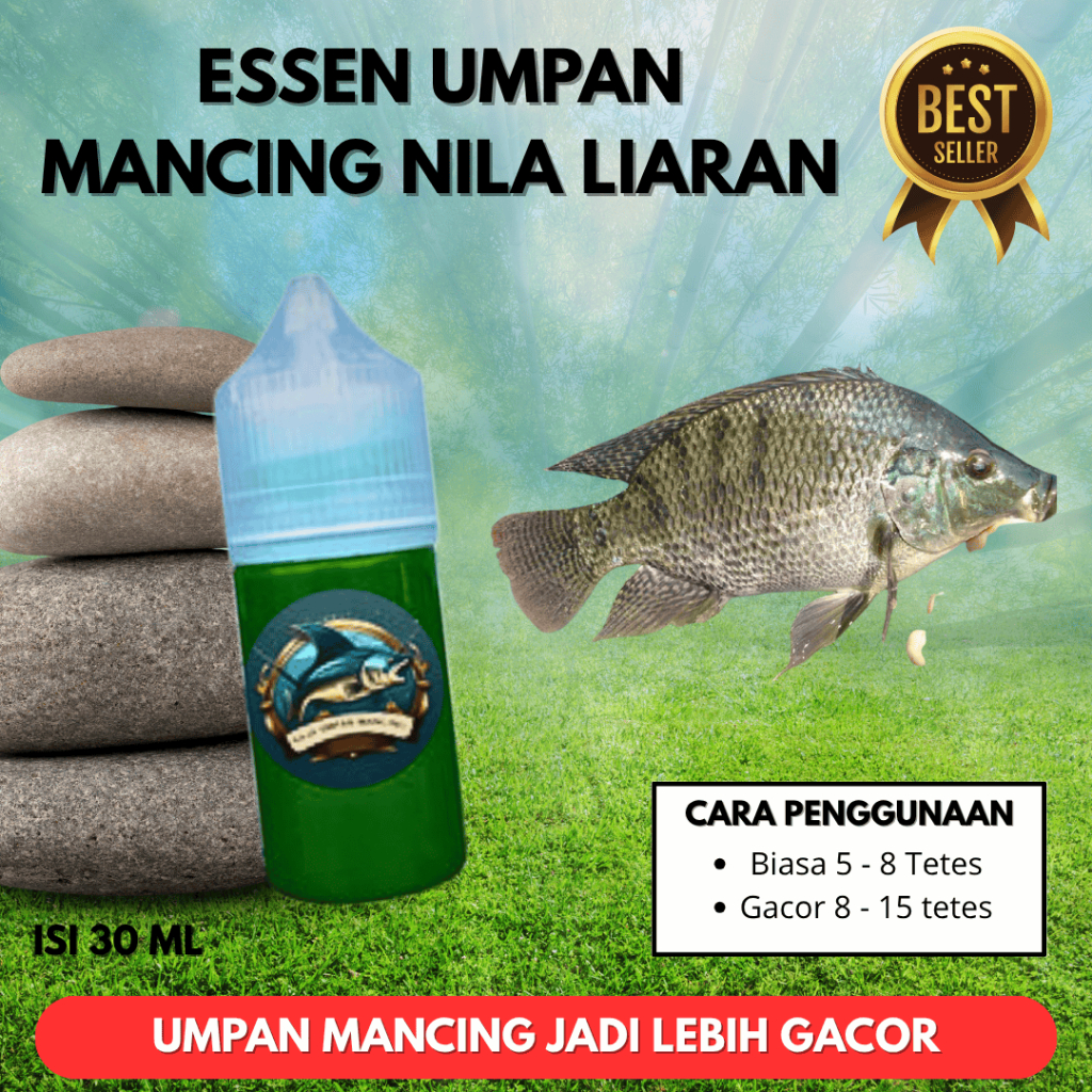 Essen Ikan Nila Paling Ampuh Umpan Mancing Ikan Nila Gacor Essen Ikan Nila Media Lumut Putihan Media