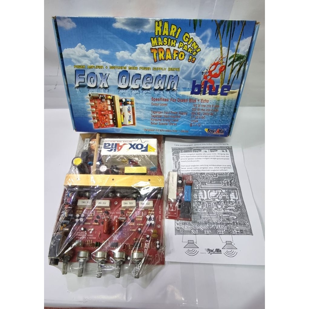 POWER AMPLIFIER+SWITCHING SMPS FOX OCEAN BLUE