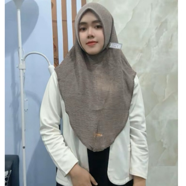 166 JILBAB DOA IBU KNIT SALUR MALAY DALAM/HIJAB DOI M STANDART ORI BY BUNYAMIN
