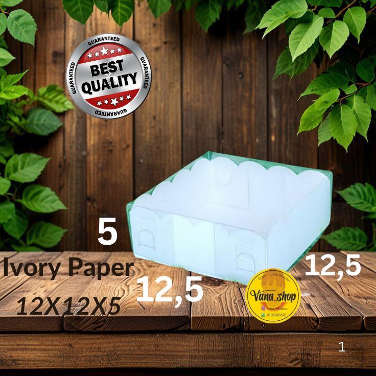 

BOX MIKA PUTIH - DUS HAMPERS - KOTAK PIZZA 12x12x5CM (ISI : 10 PCS)