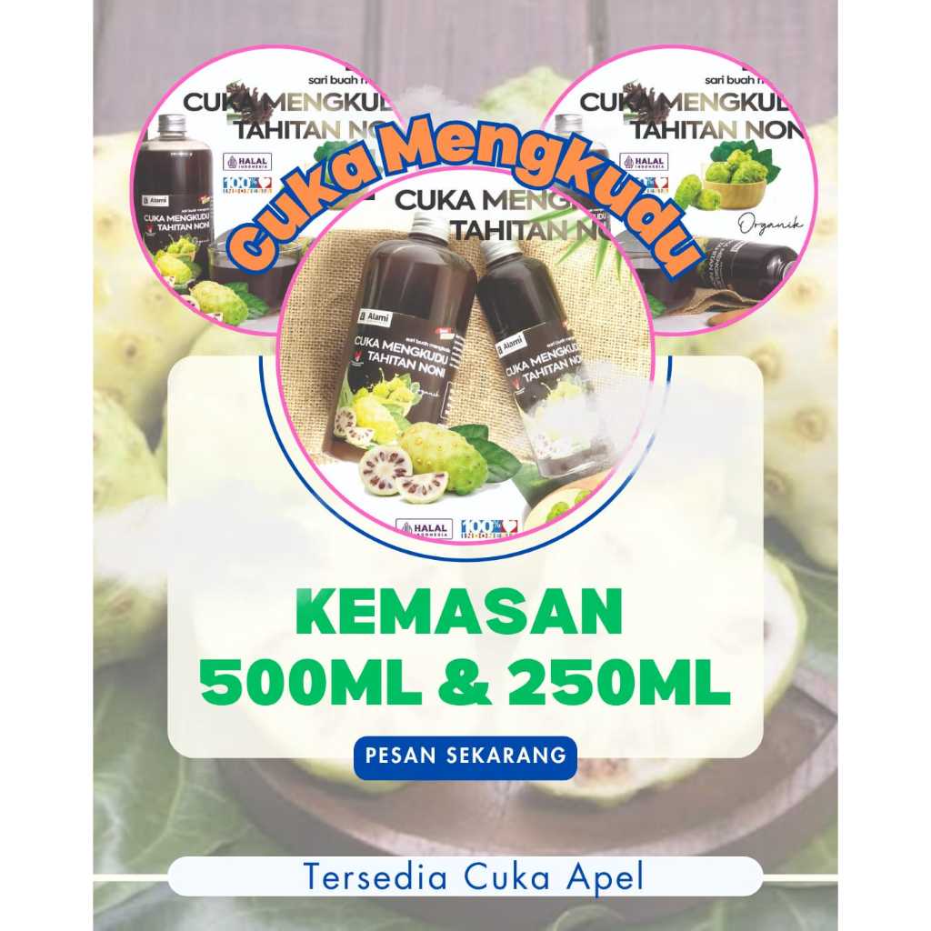 

Cuka Mengkudu 500ML | Cuka Mengkudu 250ML | Meluruhkan Batu Ginjal Asam Urat