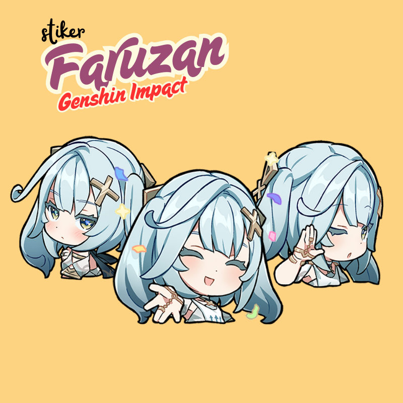 

Stiker Faruzan Genshin Impact | Sticker Merch Faruzan GI Vinyl Glossy Anti Air