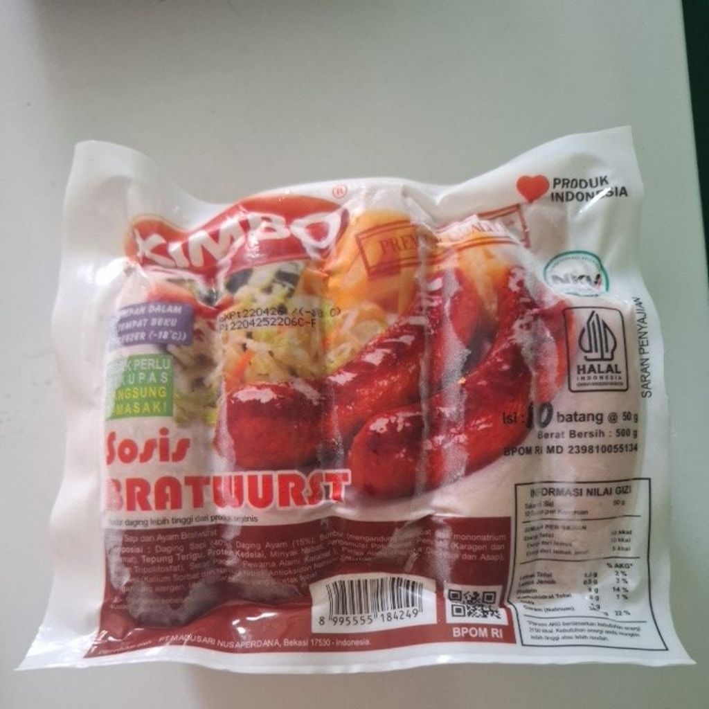 

Kimbo Sosis Original isi 10