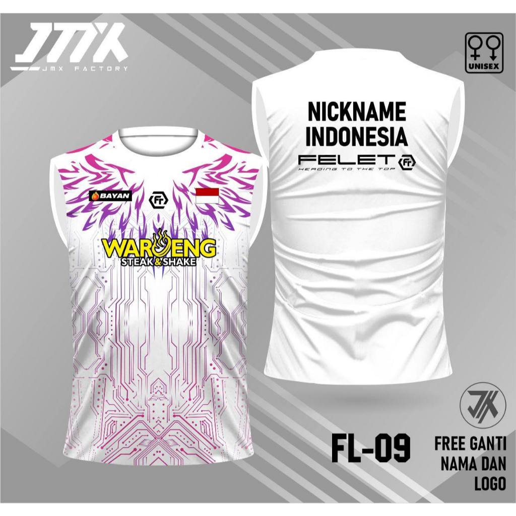 jersey singlet badminton bulutangkis all england 2025 free custom nama logo