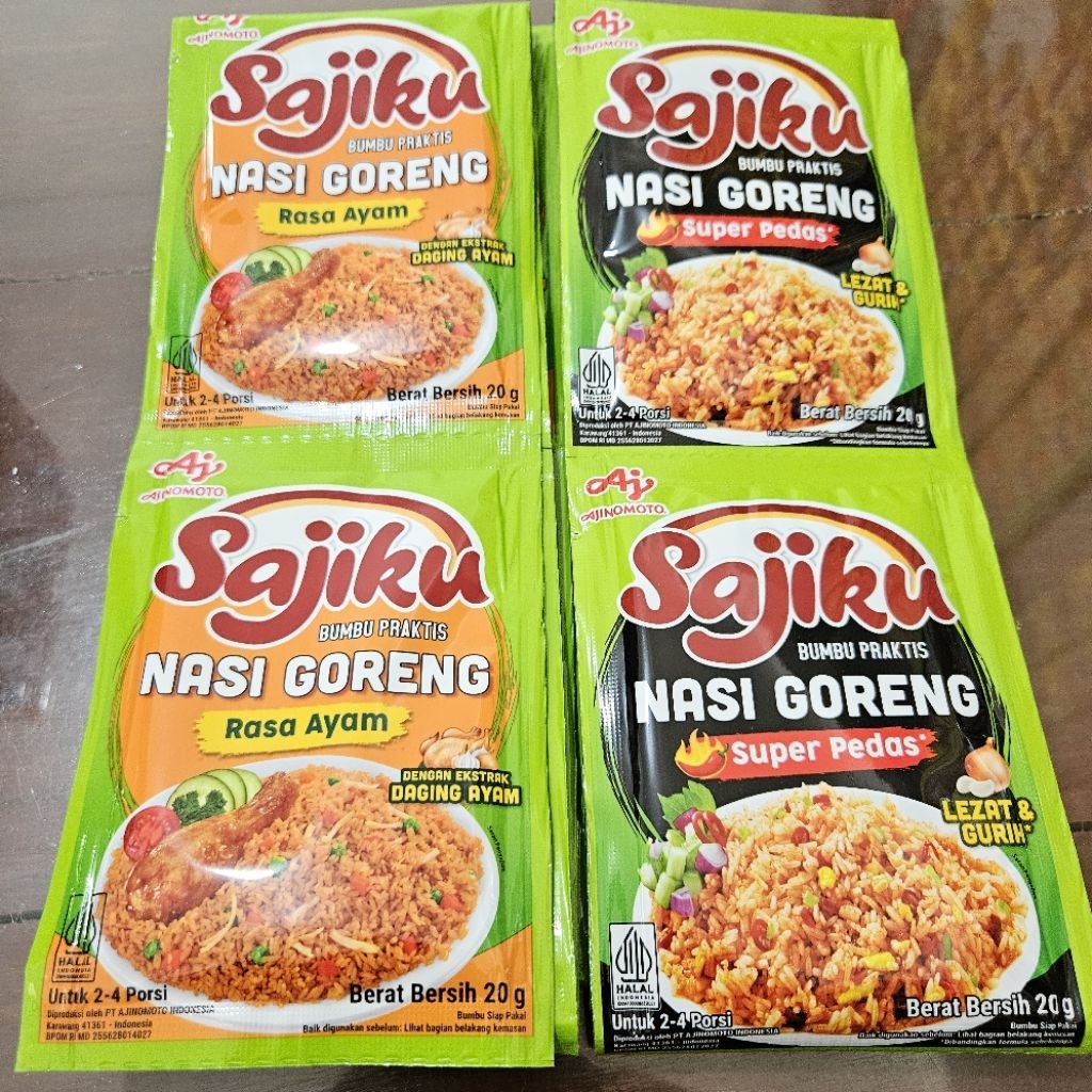 

Sajiku Bumbu Nasi Goreng Sachet isi 10 Bks