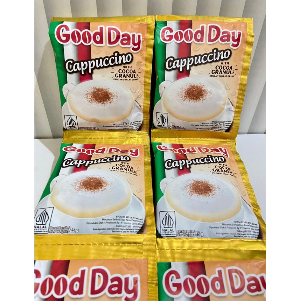 

Good Day Kopi Cappucino 10Bks (1 Renteng)