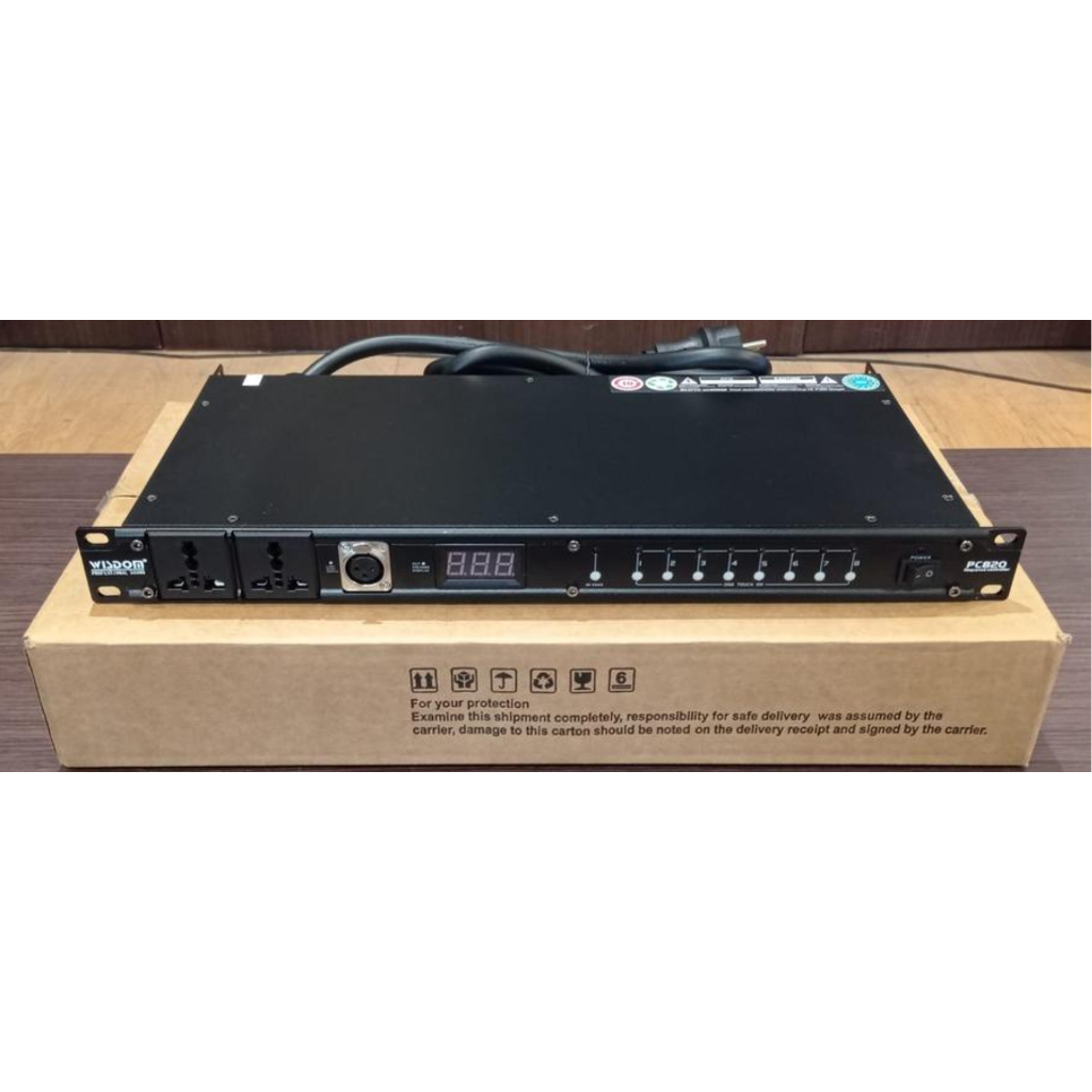 Power Squencer Wisdom PC 820 / PC820 – 8-Channel audio distributor wisdom