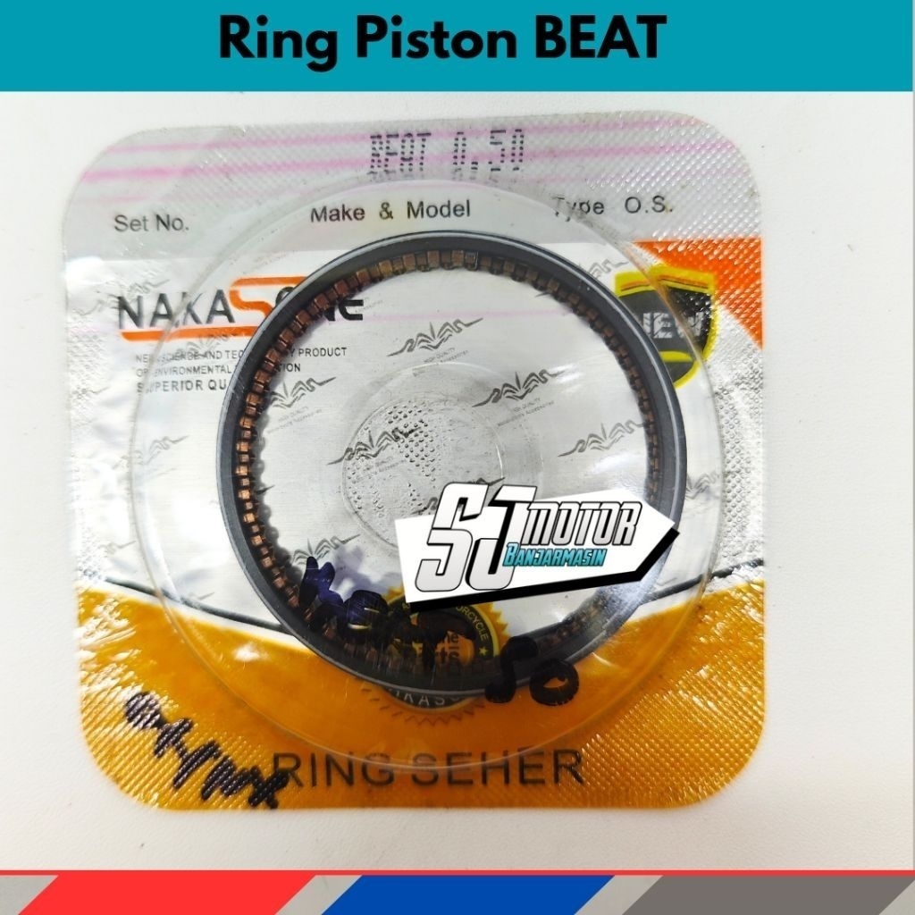 Ring Piston Seher Sehar NAKASONE Beat Karbu Scoopy Karbu Spacy Karbu