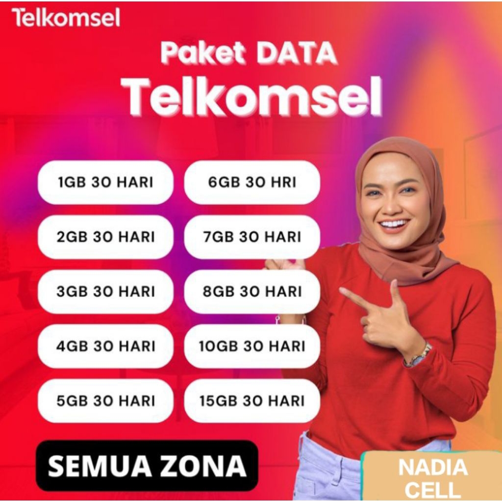 PAKET DATA FLASH TELKOMSEL 30 HARI TANPA PEMBAGIAN ZONA