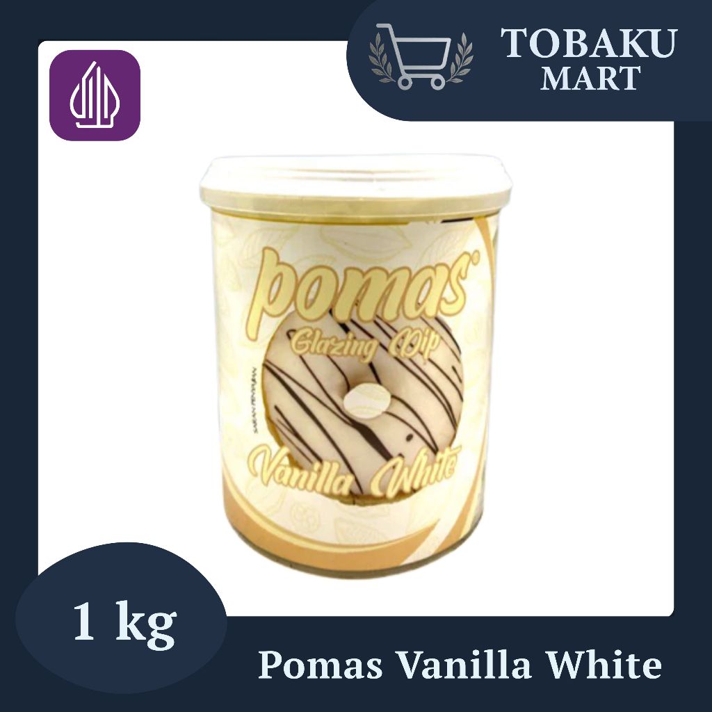 

POMAS VANILLA WHITE DIP GLAZE 1KG / GLAZE CELUP SIAP PAKAI RASA VANILA DENGAN WARNA PUTIH ELEGAN UNTUK DONAT, ROTI, DAN KUE KEKINIAN / LAPISAN GLOSSY DENGAN AROMA LEMBUT DAN RASA MANIS SEIMBANG / COCOK UNTUK USAHA BAKERY RUMAHAN, CEMILAN DEKORATIF, DAN DE