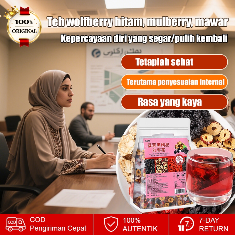 

❤️Beli 2 gratis 3❤️Teh Mulberry Hitam, Kurma Merah, dan Goji Teh Herbal Tiongkok Goji Merah Mulberry Hitam Kurma Merah Teh Bunga Meningkatkan Daya Tahan Meningkatkan Energi Teh Kesehatan Pria Meningkatkan Warna Kulit, Pemulihan Setelah Bergadang