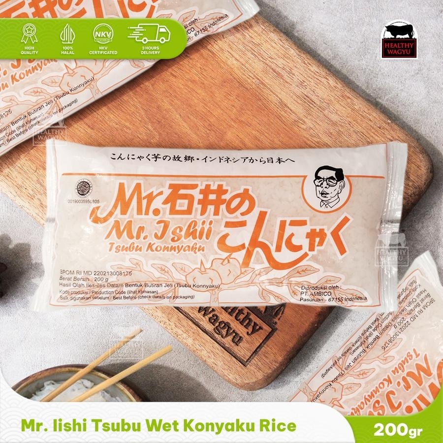 

Mr Ishii Tsubu Shirataki Konnyaku Wet Rice Nasi Diet 200gr
