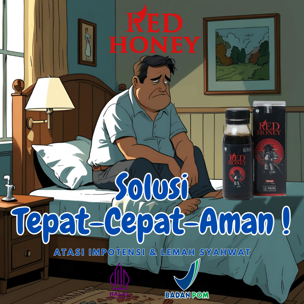 SUPLEMEN PRIA REDHONEY Testosteron Booster Terbaik Penambah Stamina Kesehatan Seksual Otot Imun Laki