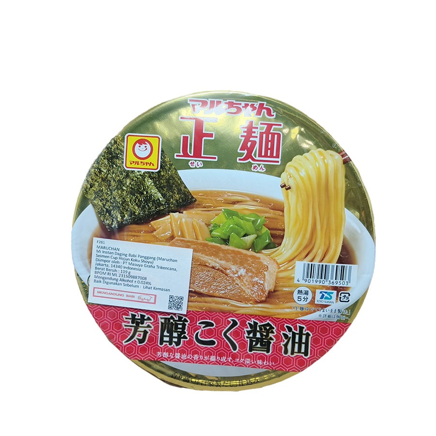 

MARUCHAN SEIMEN CUP HOJUN KOKU SHOYU F261 111 G (NON HALAL)