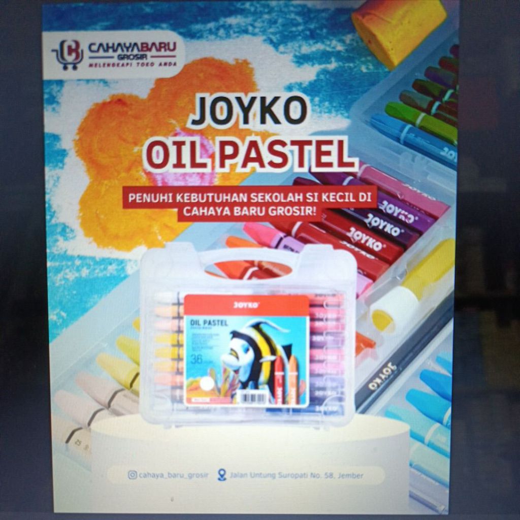 

[12 PCS] CRAYON JOYKO OIL PASTEL 12 WARNA