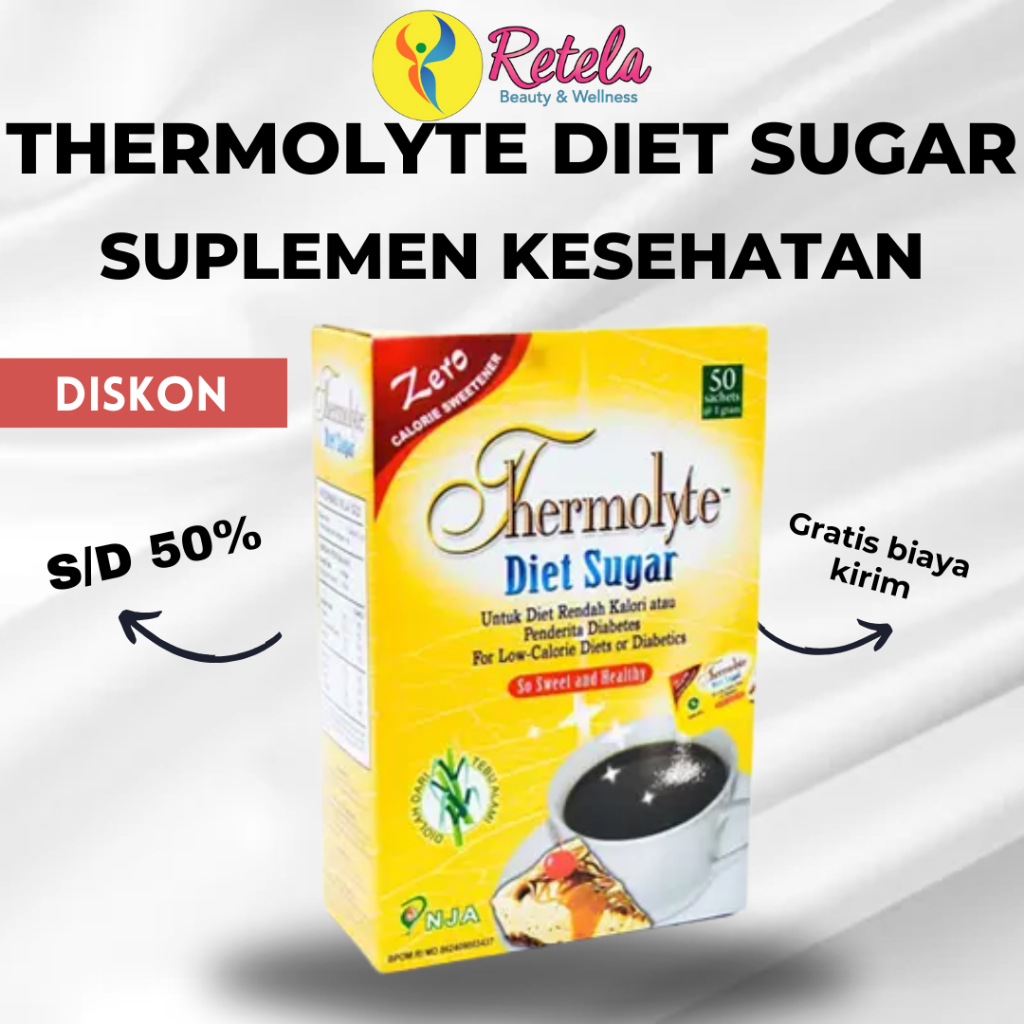 

THERMOLYTE DIET SUGAR 1 BOX ISI 50 SACHET