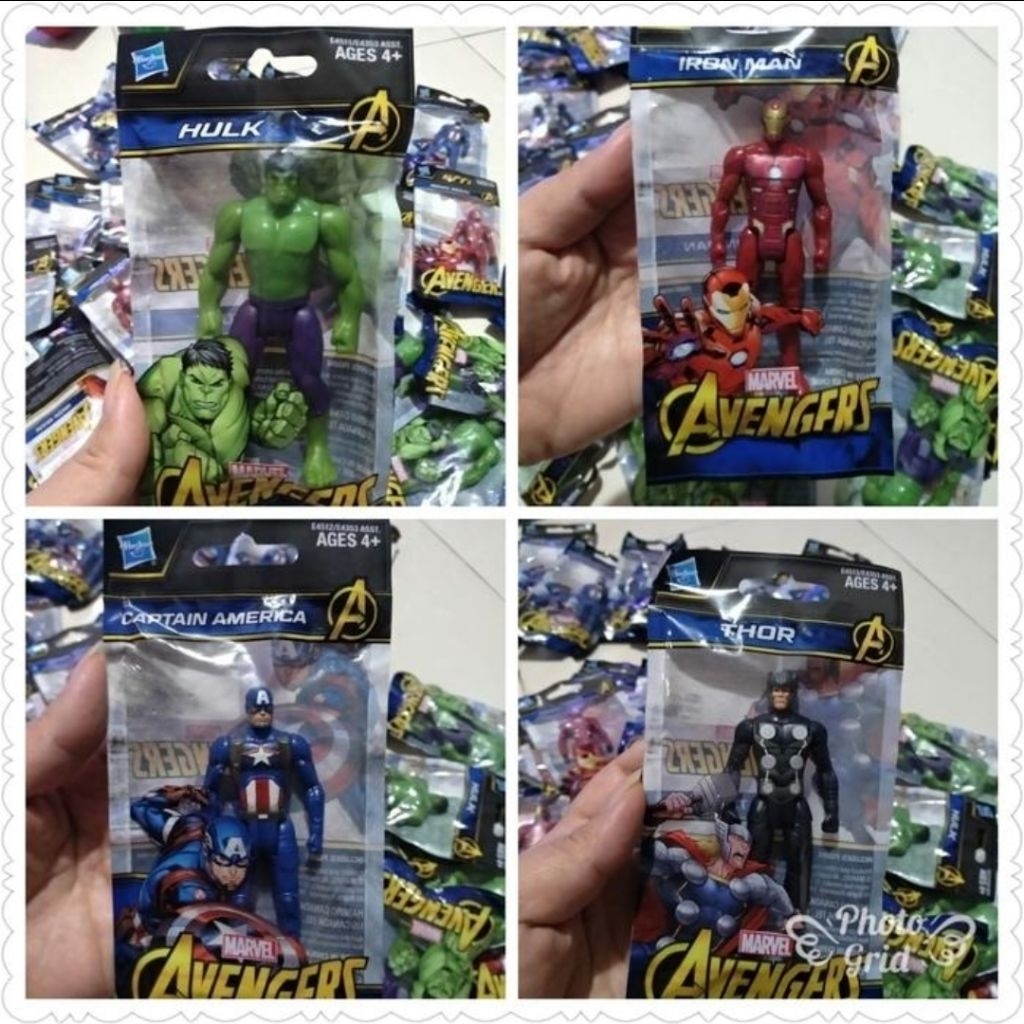 FIGURE AVENGERS ORIGINAL (HULK/IRON MAN/THOR/CAPTAIN AMERICA)