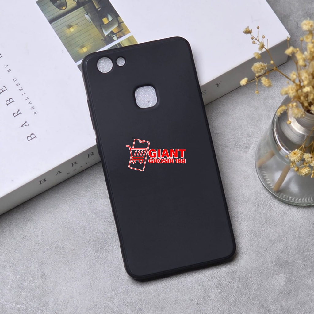 VIVO V7 PLUS VIVO V5 VIVO V9 CASE MACARON BLACK SILICON BLACK VIVO V7 PLUS VIVO V5 VIVO V9