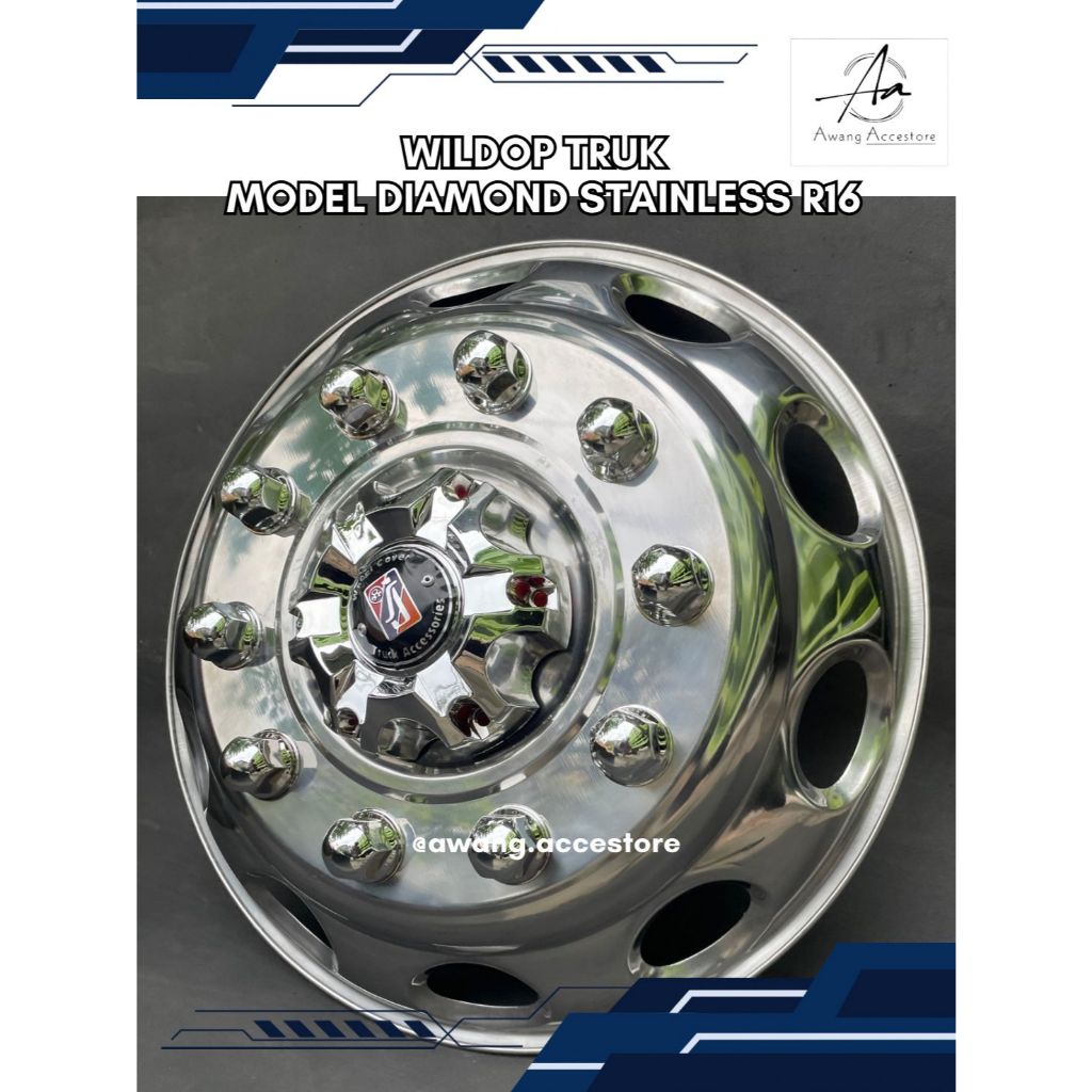 Wildop Diamond Stainless Truk Double Wheeldop Diamond Stainless R16