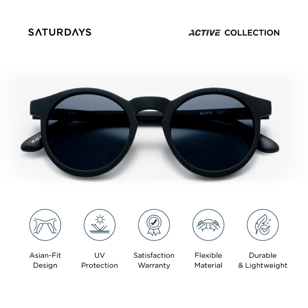 SATURDAYS - Alyx Sport Sunglasses Kacamata Hitam Olahraga Pria & Wanita