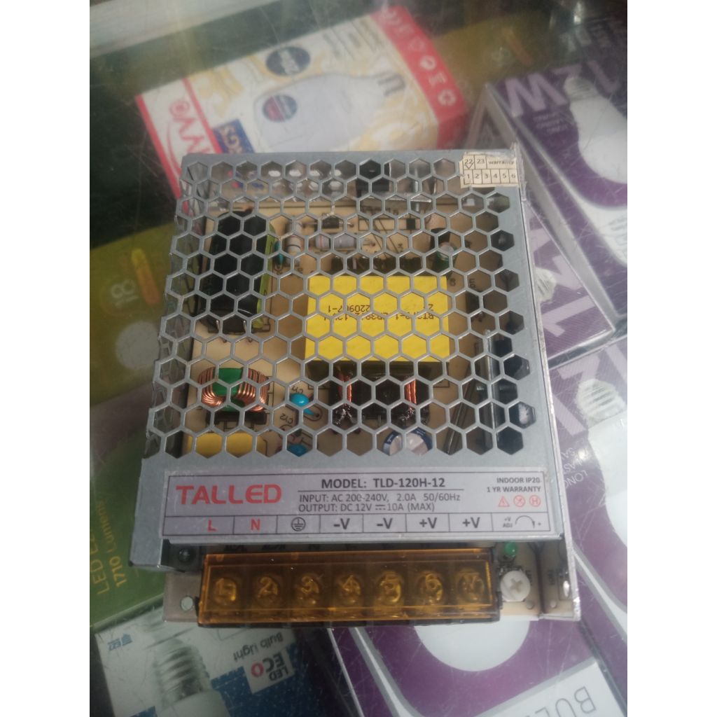 PSU power supply CCTV TALLED 12 VOLT 10A second