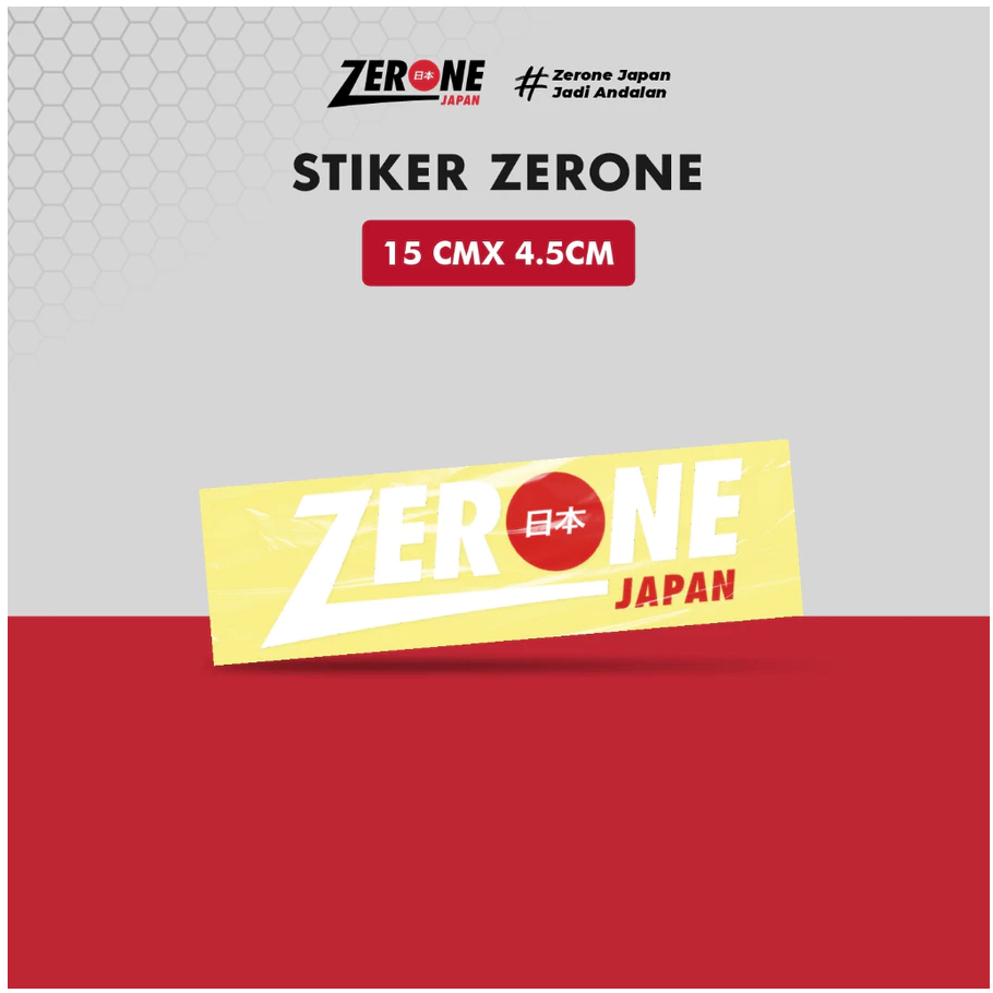 Zerone Japan Stiker Motor & Mobil [ Zerone Japan ] Original