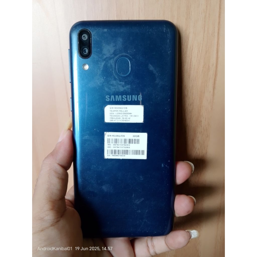 mesin normal samsung m20