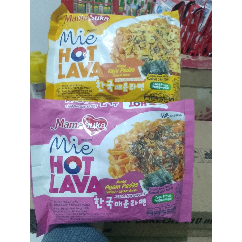 

mie instan hot lava Mamasuka