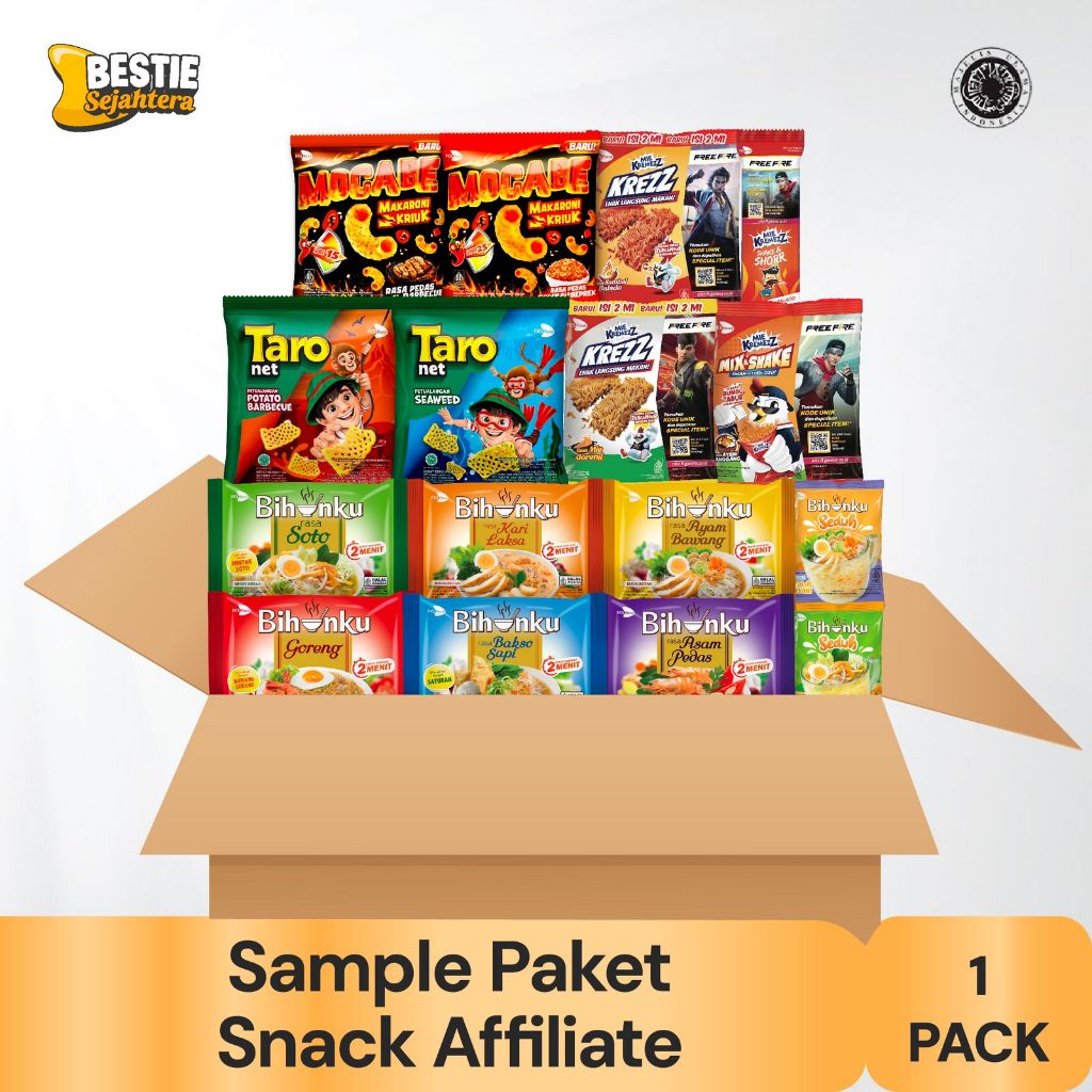 

Sample Paket Snack For Affiliate