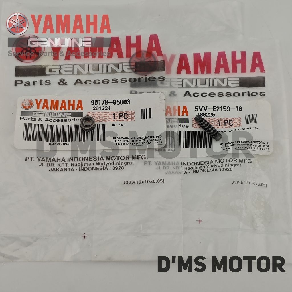 BAUT + MUR SETELAN PELATUK KLEP MIO SPORTY SMILE SOUL FINO NOUVO Z LELE ORI YGP ORIGINAL YAMAHA STEL