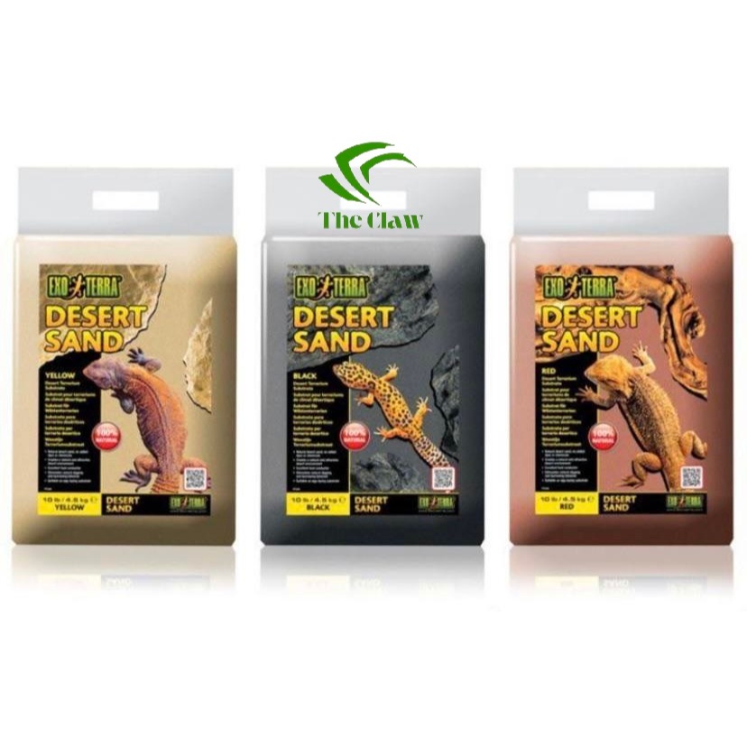 (The Claw) Exoterra Desert Sand Pasir Alas Kandang Exo Terra DesertSand Hamster Gecko