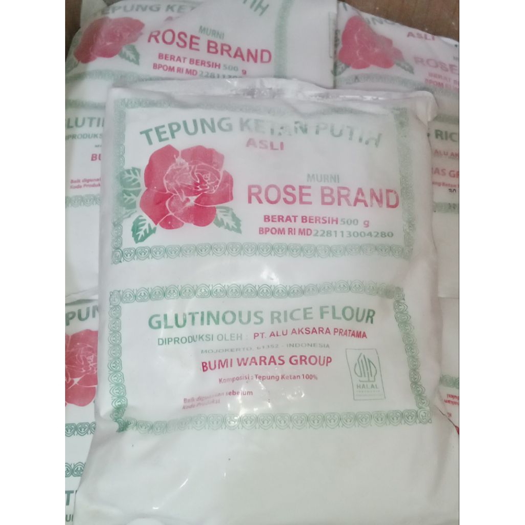

[toko_alhanan] Tepung ketan putih ROSE BRAND 500gr