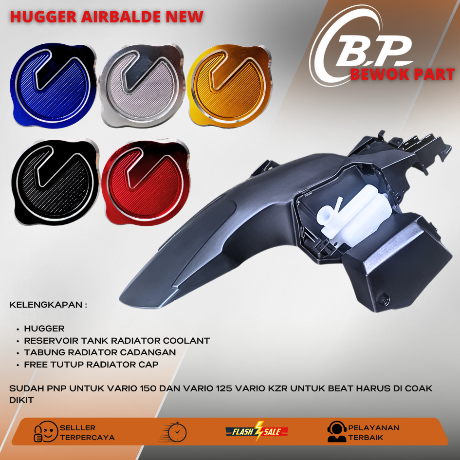 Ind SPAKBOR KOLONG HUGGER AIRBALDE VARIO LED NEW VARIO KZR VARIO LED OLD PCX 125 CBU PCX 150 LOKAL