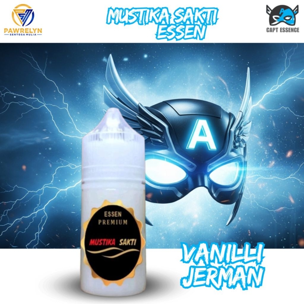 CAPT Premium - Essen Vanili Jerman Oplosan Spesial Aroma 5x lebih kuat muastika - 30ml 30mil Cocok u