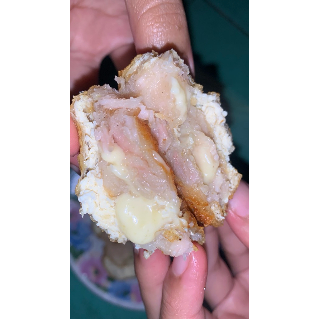 

tahubakso goreng isi keju melt