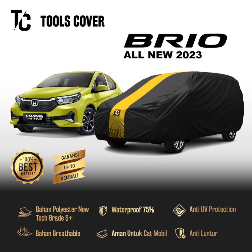 KODE H82X Sarung Mobil Brio Satya RS 223 Cover Mobil Brio Satya RS 223 Selimut Penutup Mobil Brio Sa