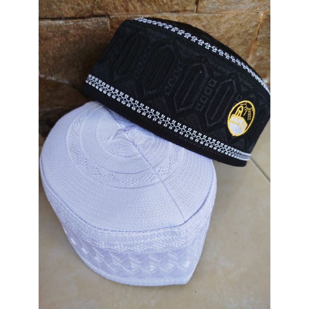 PECI SONGKOK MALAYSIA BORDIR LOGO/PECI LIPAT/SONGKOK DEWASA