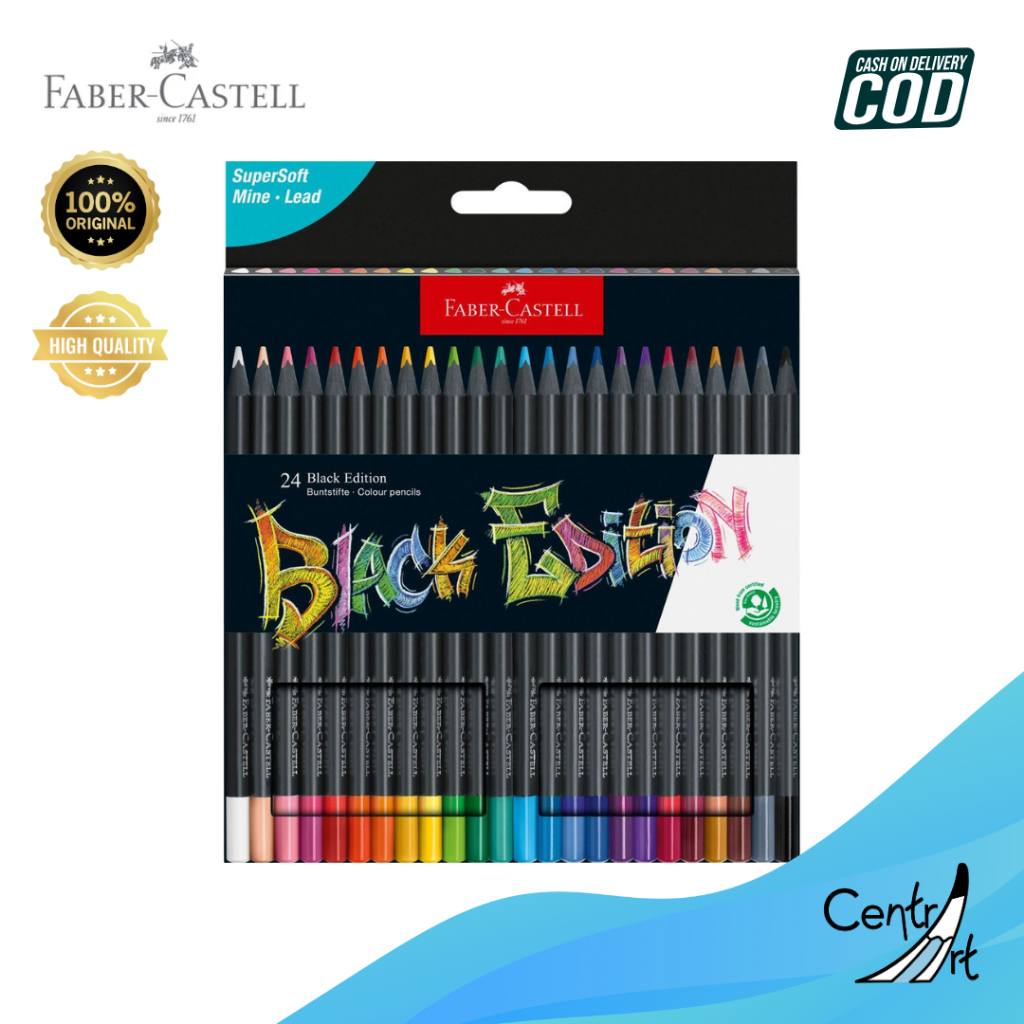 

Faber Castell Black Edition colour pencil 24 warna