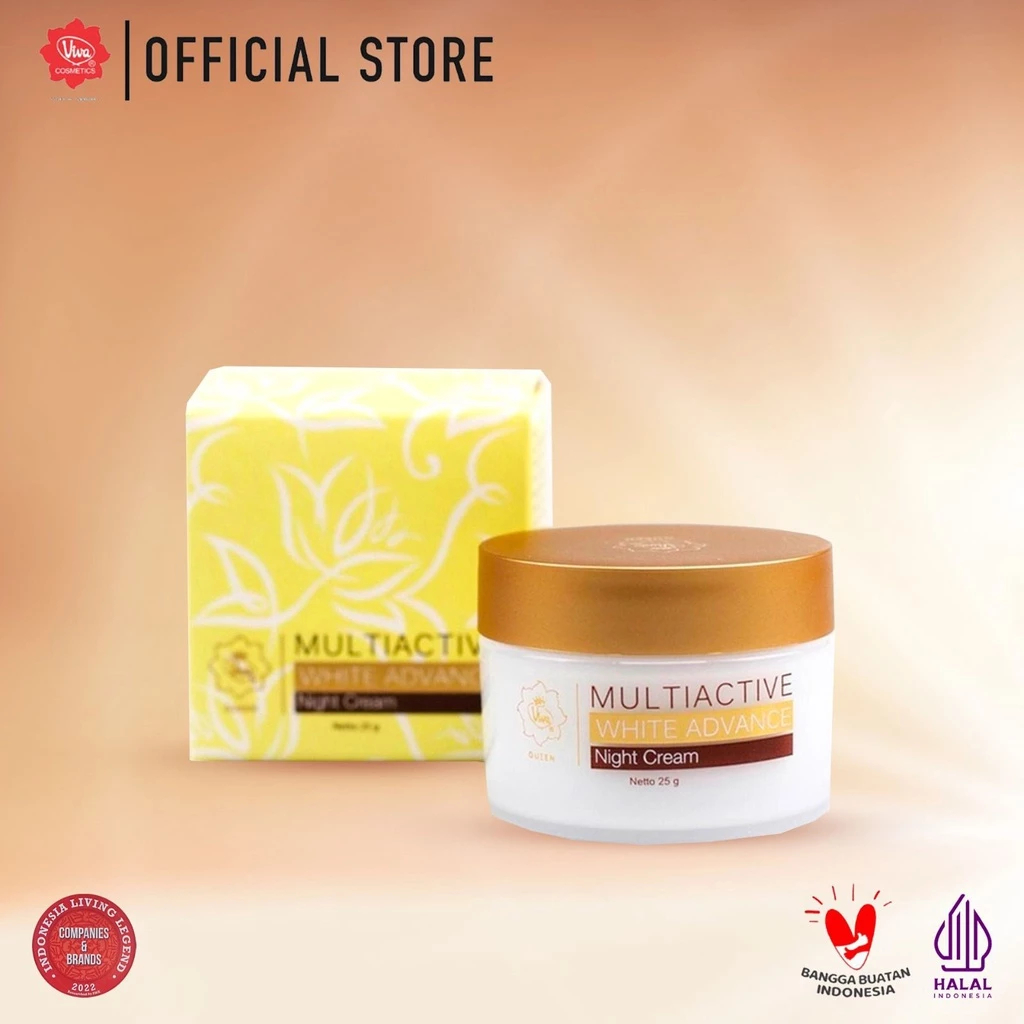 Viva Queen VIT C ACTIVE White Advance Night Cream with Niacinamide (BRIGHTENING, WHITENING & GLOWING