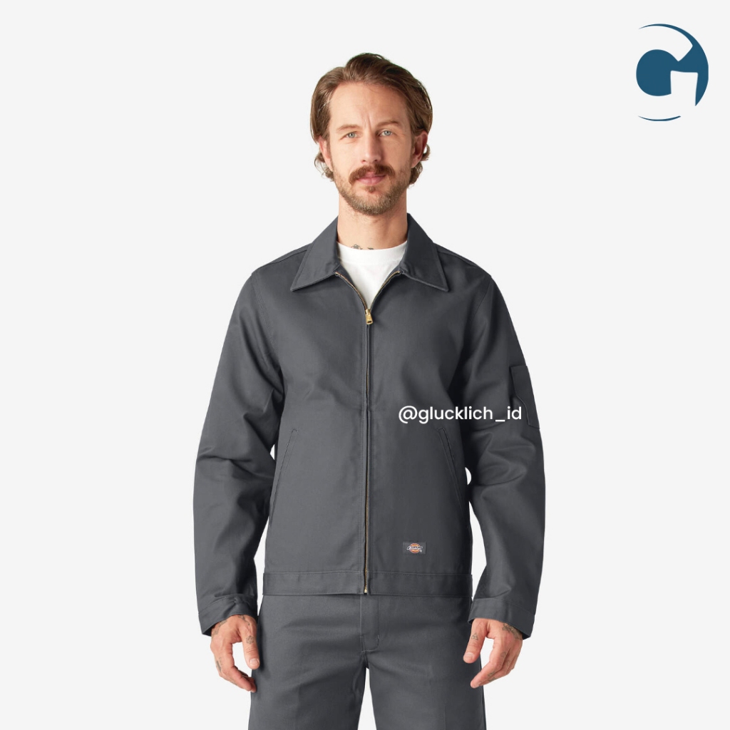 Dickies, Eisenhower Unlined Work Jacket in Charcoal