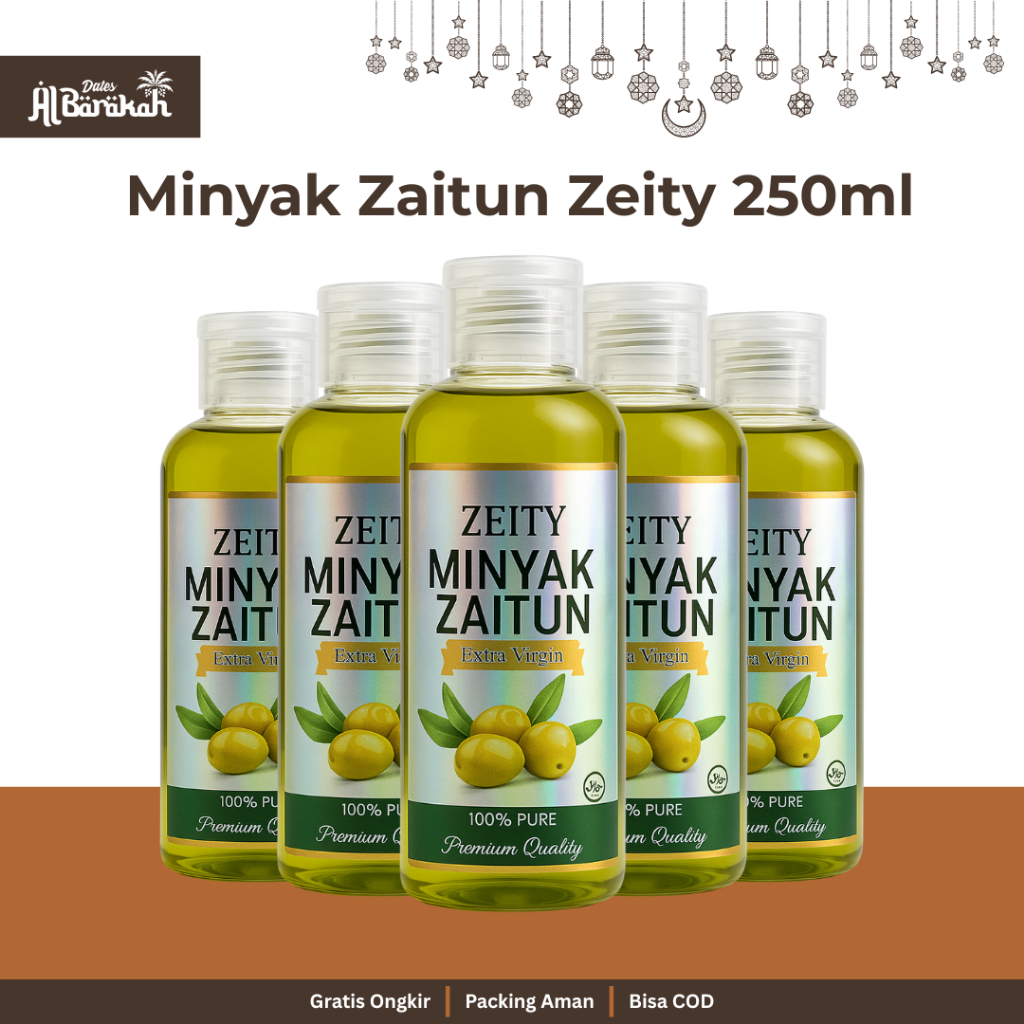 

Minyak Zaitun Extra Virgin Olive Oil Original Premium Kemasan 250ml by Zeity